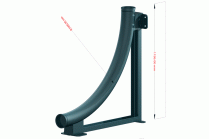 Base Support Bend 125mm