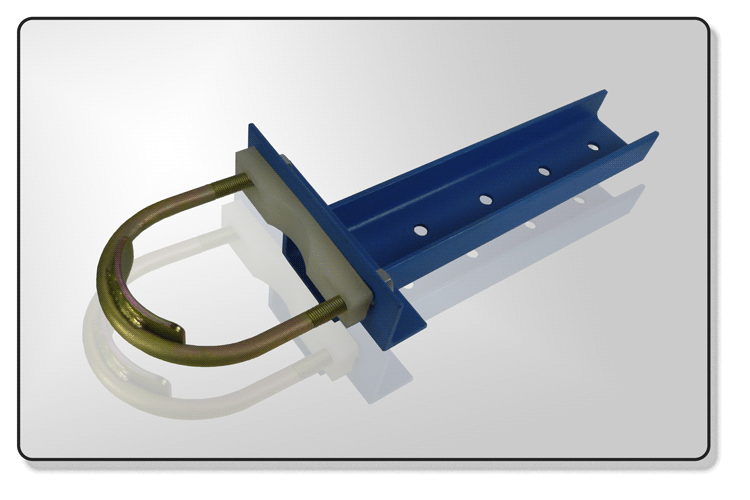 Floor Bracket 125mm - Click Image to Close