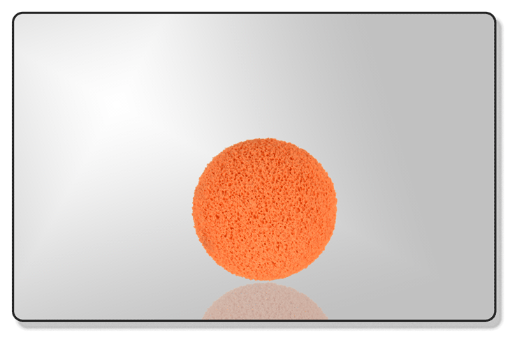 Sponge Ball 90mm OD Medium Density - Click Image to Close