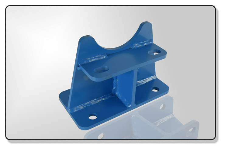 Pipe Support Bracket - 150mm offset - Click Image to Close