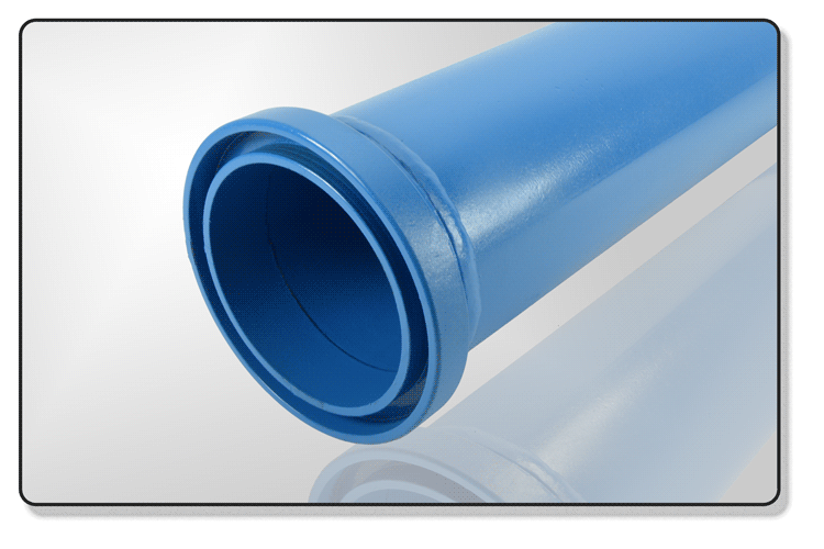 Seamless Pipe 125mm ID 6.3mm Wall M-F Collars 2000mm - Click Image to Close